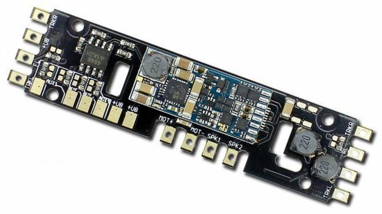 ESU 58823 LokSound micro DCC blank decoder, single wires, gauge: N, TT,  H0 DCC サウンドデコーダ