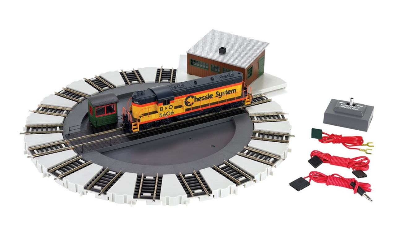Bachmann HO Scale DCC-Equipped Turntable | Model Train Stuff