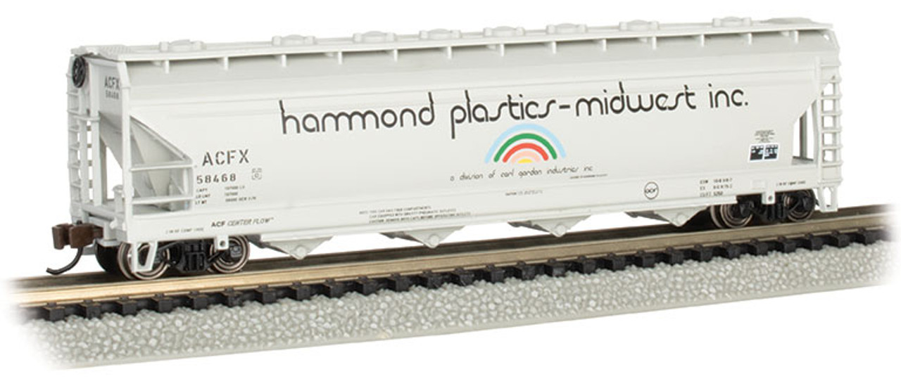 Bachmann N 17563 ACF 56' 4-Bay Centerflow Covered Hopper