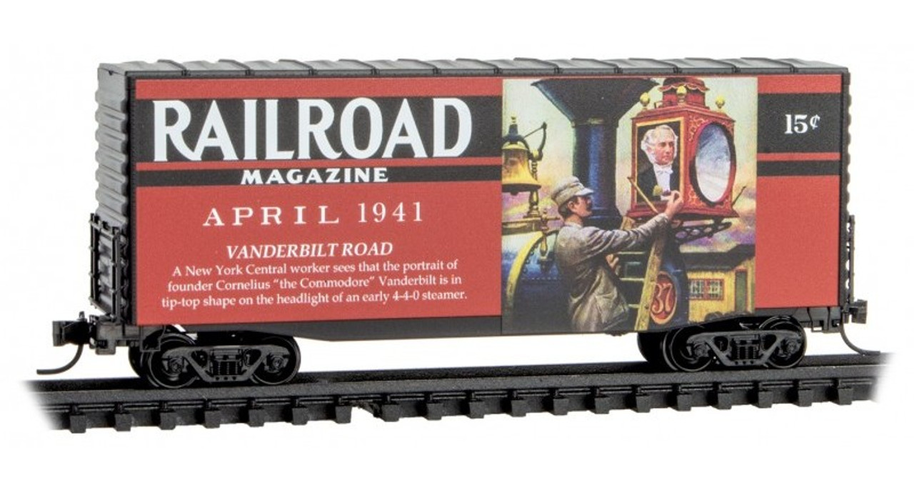 Micro-Trains N 10100881 40' Hy-Cube Box Car, Railroad Magazine