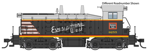 Walthers Mainline HO 910-10654 EMD SW7 Diesel Locomotive, Chicago Burlington and Quincy #9265