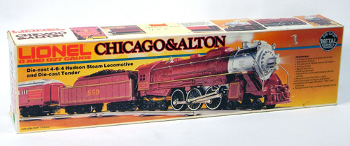 Lionel O 6-8101 Hudson Locomotive, Chicago and Alton #659 (Collector's Corner)