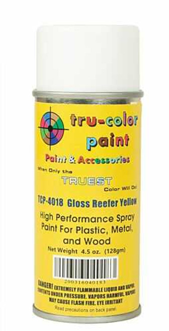 Tru-Color - Aerosol Spray Paint 4.5oz 135ml Can - Matte Black