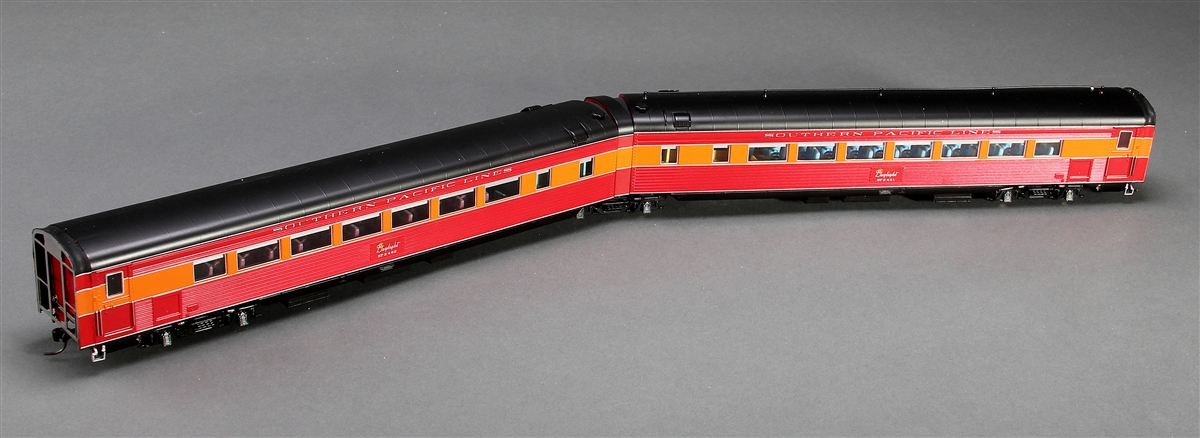 Broadway Limited 1581 HO SP Daylight Articulated Chair Passenger Cars #2470 New 