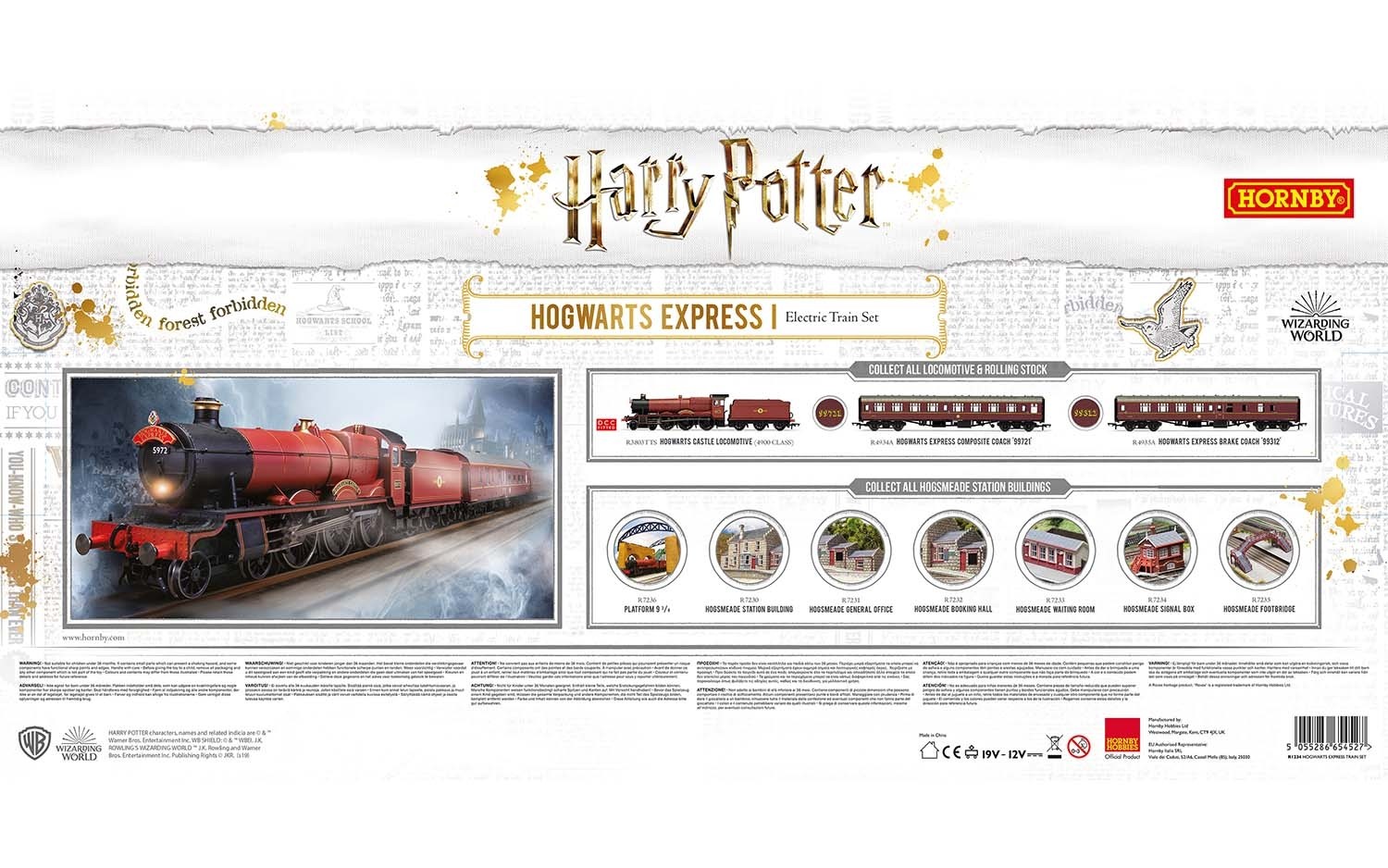 hornby r1234 harry potter hogwarts express train set