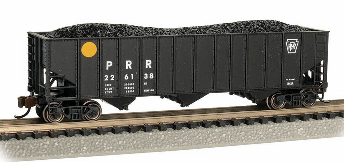 バックマンBachmann11753 Pennsylvania Railroad Bachmann N 18753 Bethlehem Steel 100-Ton 3-Bay Hopper