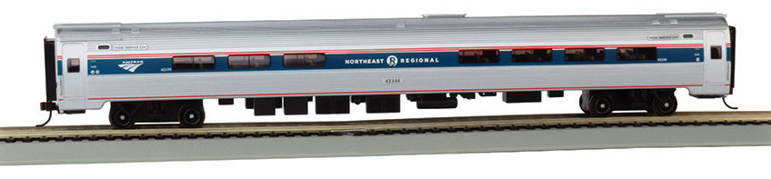 Bachmann HO 13124 Amfleet I Cafe Car, Amtrak | ModelTrainStuff