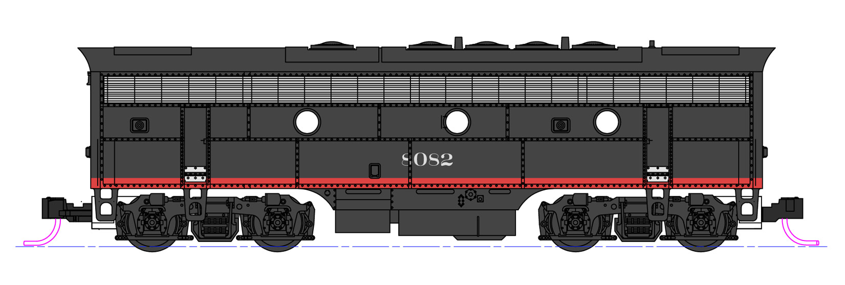 KATO EMD F7A・F7B NEW Kato EMD F7A/F7B Diesel Freight Mil. Road 88A/88B Loco