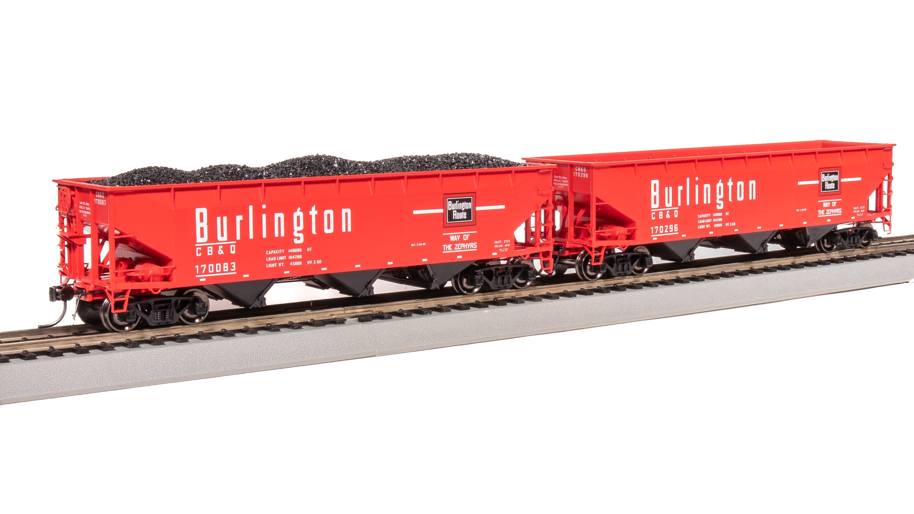 Broadway Limited Imports HO 7372 AAR 70-Ton Triple Hoppers