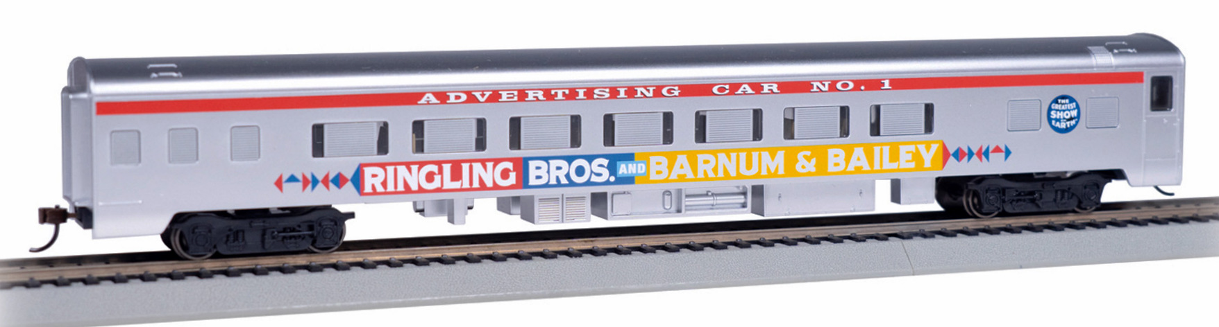 Bachmann HO 14215 Smoothside Coach, Ringling Bros. and