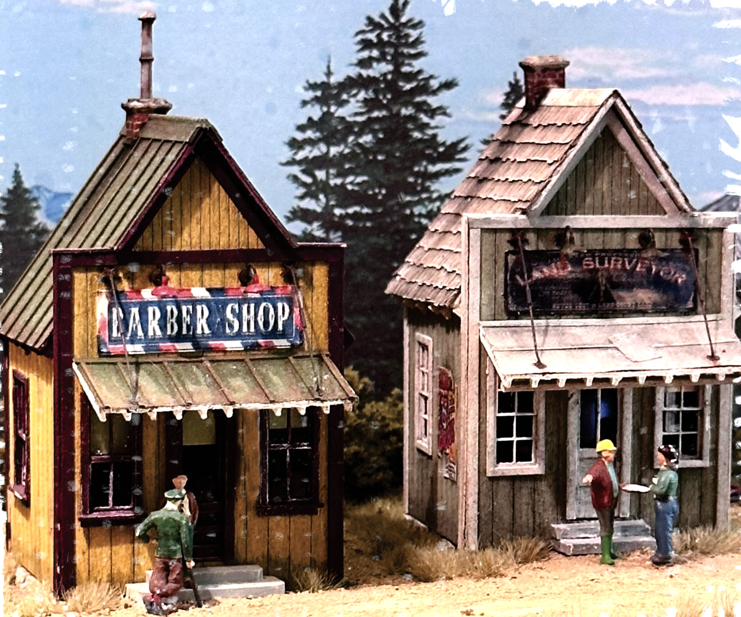 Bar Mills Scale Model Works HO 0512 Twin Peaks Kit ModelTrainStuff