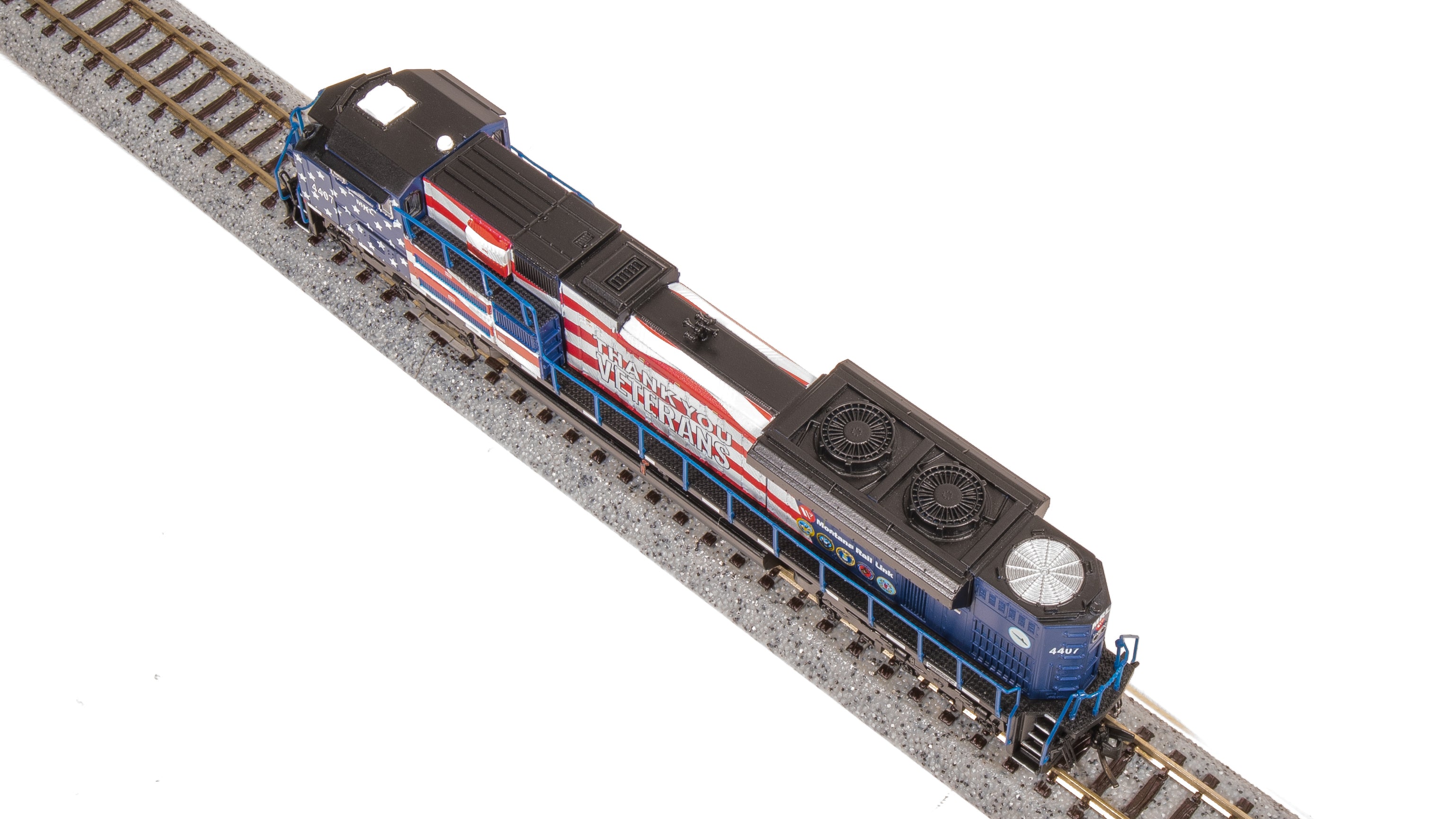 ベルニナ線100周年イベント貨車　BEMO 3280 124 8705 EMD SD70M-2, CN 8016, Website Scheme, No-Sound / DCC
