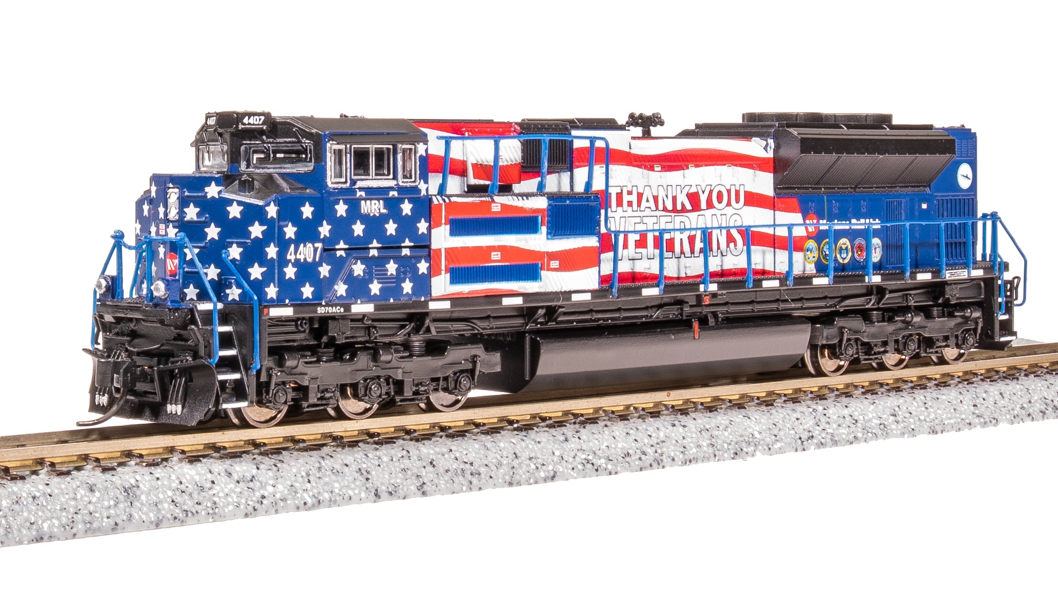 Broadway Limited Imports N 8444 EMD SD70ACe Locomotive Stealth