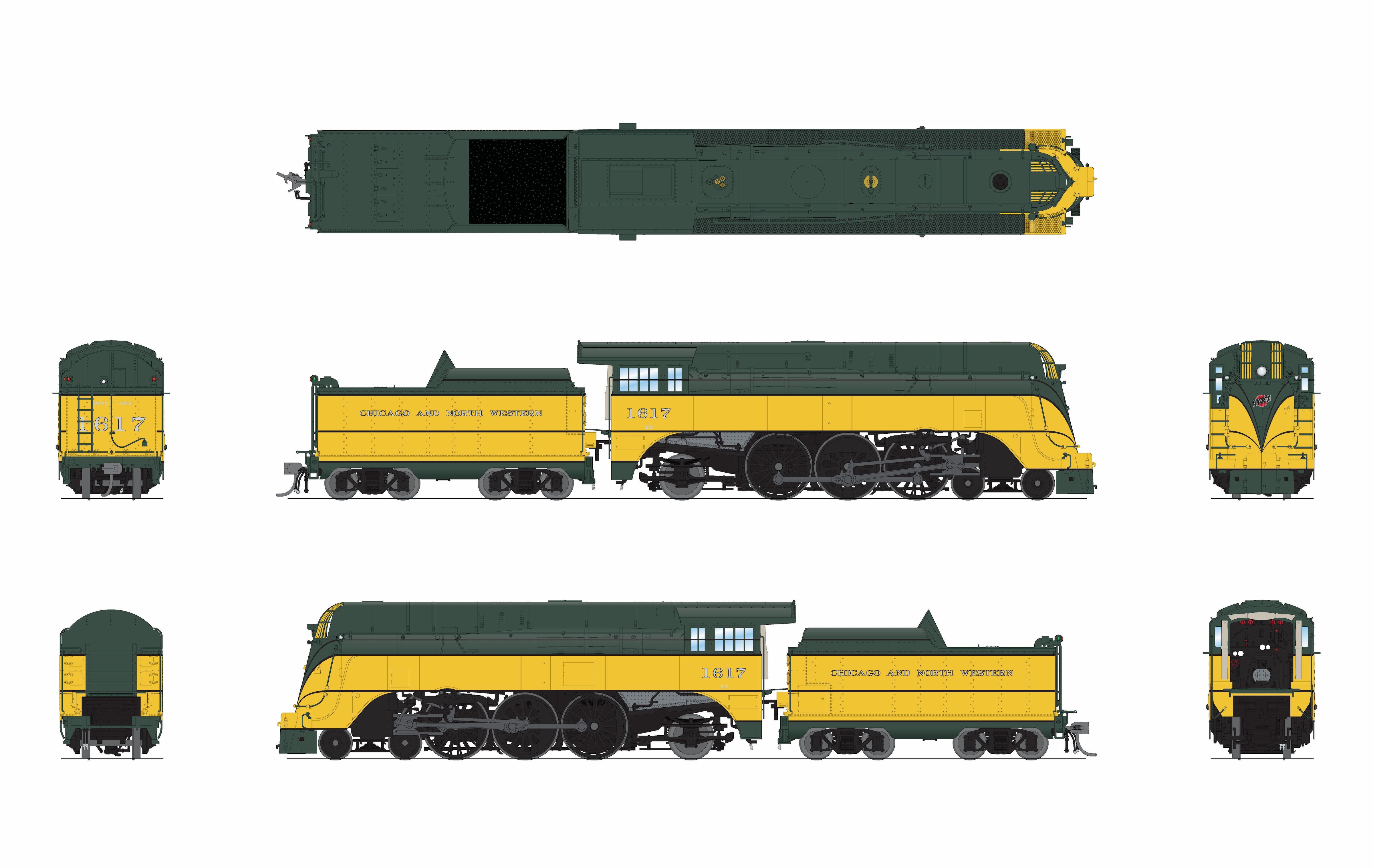 アメリカ通販ファッション Broadway Class 4-6-2 C&NW 9540 HO Imports Limited クラシック