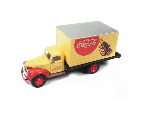 Classic Metal Works HO 30509 1941-1946 Chevy Box Truck, Coca-Cola ModelTrainStuff