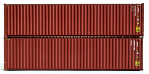 Jacksonville Terminal Company N 405005 40' High Cube Containers with Magnetic System and Corrugated Sides, CP Ships ModelTrainStuff