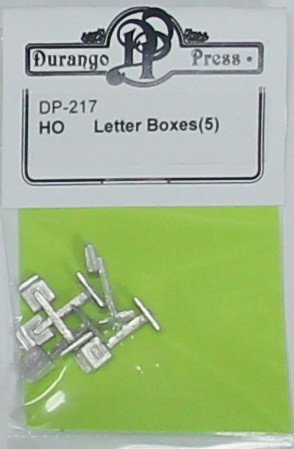 Durango Press HO 217 Letter Boxes (2) ModelTrainStuff