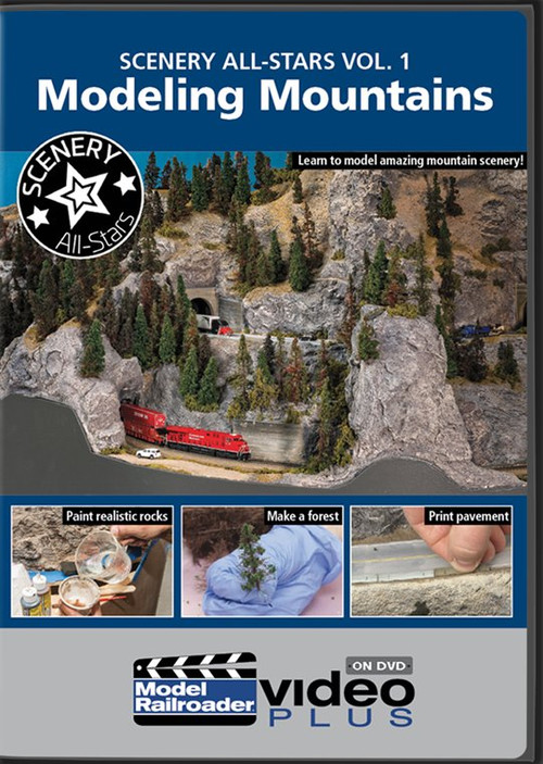 Kalmbach Publishing DVD 15349 Scenery All-Stars Vol. 1: Modeling Mountains ModelTrainStuff