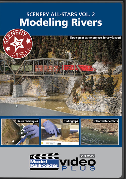 Kalmbach Publishing DVD 15350 Scenery All-Stars Vol. 2: Modeling Rivers ModelTrainStuff