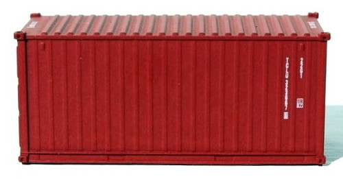 Jacksonville Terminal Company N 205322 20' Standard Height Containers with Magnetic System and Corrugated Sides, TAL ModelTrainStuff