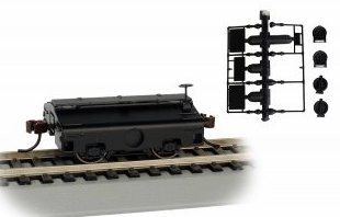 Bachmann HO 74405 Test Weight Car, Unlettered (Black) ModelTrainStuff