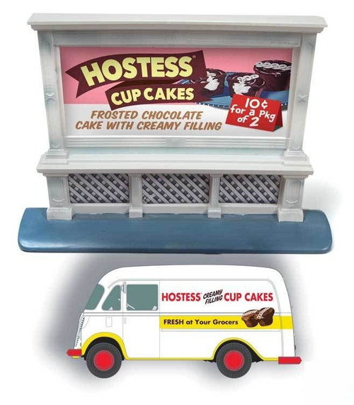 Classic Metal Works HO 40005 1940-1950s International Harvester Metro Delivery Van with Billboard, Hostess ModelTrainStuff