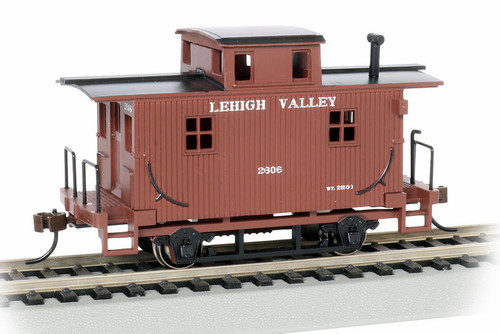 Bachmann Silver Series HO 18405 Bobber Caboose, Lehigh Valley #2606 ModelTrainStuff