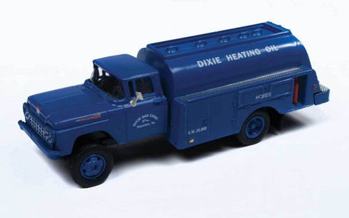 Classic Metal Works HO 30553 1960 Ford Tank Truck, Dixie Gas Corporation ModelTrainStuff