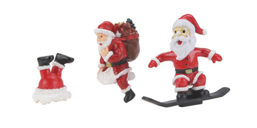 MTH RailKing O 30-11089 3-Piece Santa Figure Set ModelTrainStuff