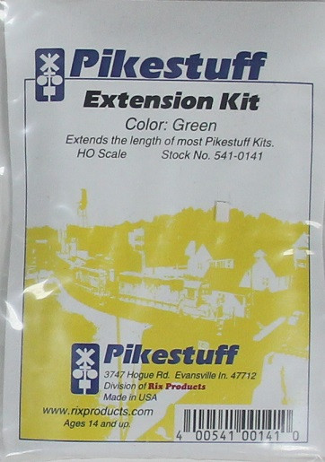 Pikestuff HO 541-0141 Building Extension Kit (Green) ModelTrainStuff