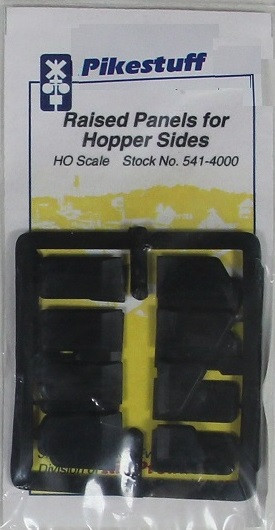 Pikestuff HO 541-4000 Raised Panels for Hopper Sides ModelTrainStuff