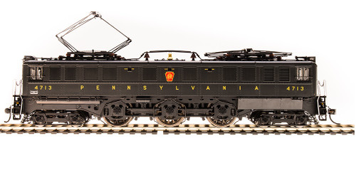 Broadway Limited Imports HO 4705 P5a Boxcab Electric Locomotive, Pennsylvania Railroad (Futura Lettering) #4713 (Paragon3 Sound/DC/DCC Equipped) ModelTrainStuff