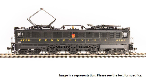 Broadway Limited Imports HO 4711 P5a Boxcab Electric Locomotive, Pennsylvania Railroad (Buff Yellow Round Roman Lettering) #4760 (Paragon3 Sound/DC/DCC Equipped) ModelTrainStuff