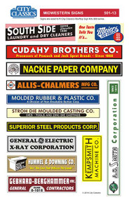 N Scale Printable Signs