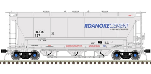 Bachmann Silver Series HO 17608 40' Quad Hopper, Rock Island