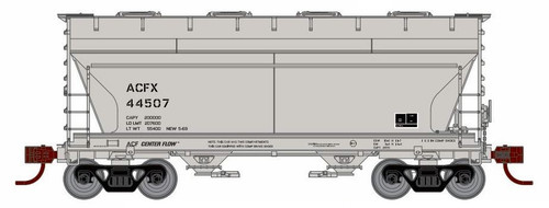 Bachmann Silver Series HO 17608 40' Quad Hopper, Rock Island