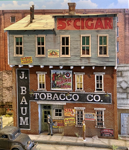 Bar Mills Scale Model Works N 0371 J. Baum Tobacco Company Kit