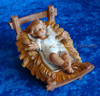 Baby Jesus w Crib - 12" Scale Fontanini Nativity Infant Jesus 72913