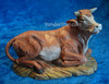 Ox Seated - 5" Fontanini Nativity Animal 54016 