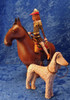 Kastlunger nativity horseman with hound