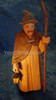 Shepherd with Lantern, Hat & Staff - Huggler Nativity Woodcarving
