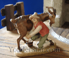 Boy Milking Goat LEPI Reindl Nativity Scene