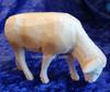 White Sheep Grazing - Huggler Nativity Woodcarving