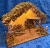 Fontanini Nativity Lighted Wooden Stable for 5 inch Figures - 50434