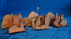 Cherry wood nativity display