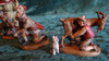 Reindl Nativity Goat Herder Scene LEPI Wooden Handcarved Nativity