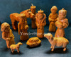 Mongolian nativity set