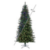 Camdon Fir Artificial Christmas Tree Vickerman - Slim Profile