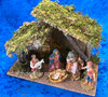 Fontanini 5 inch nativity set with Holy Family, removable Infant Jesus, shepherds Zane and Savio, and rustic wood stable made in Italy. Fontanini 5 inch nativity set with Holy Family, removable Infant Jesus, shepherds Zane and Savio, and rustic wood stable made in Italy.