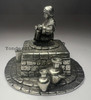 girl at well danforth pewter nativity